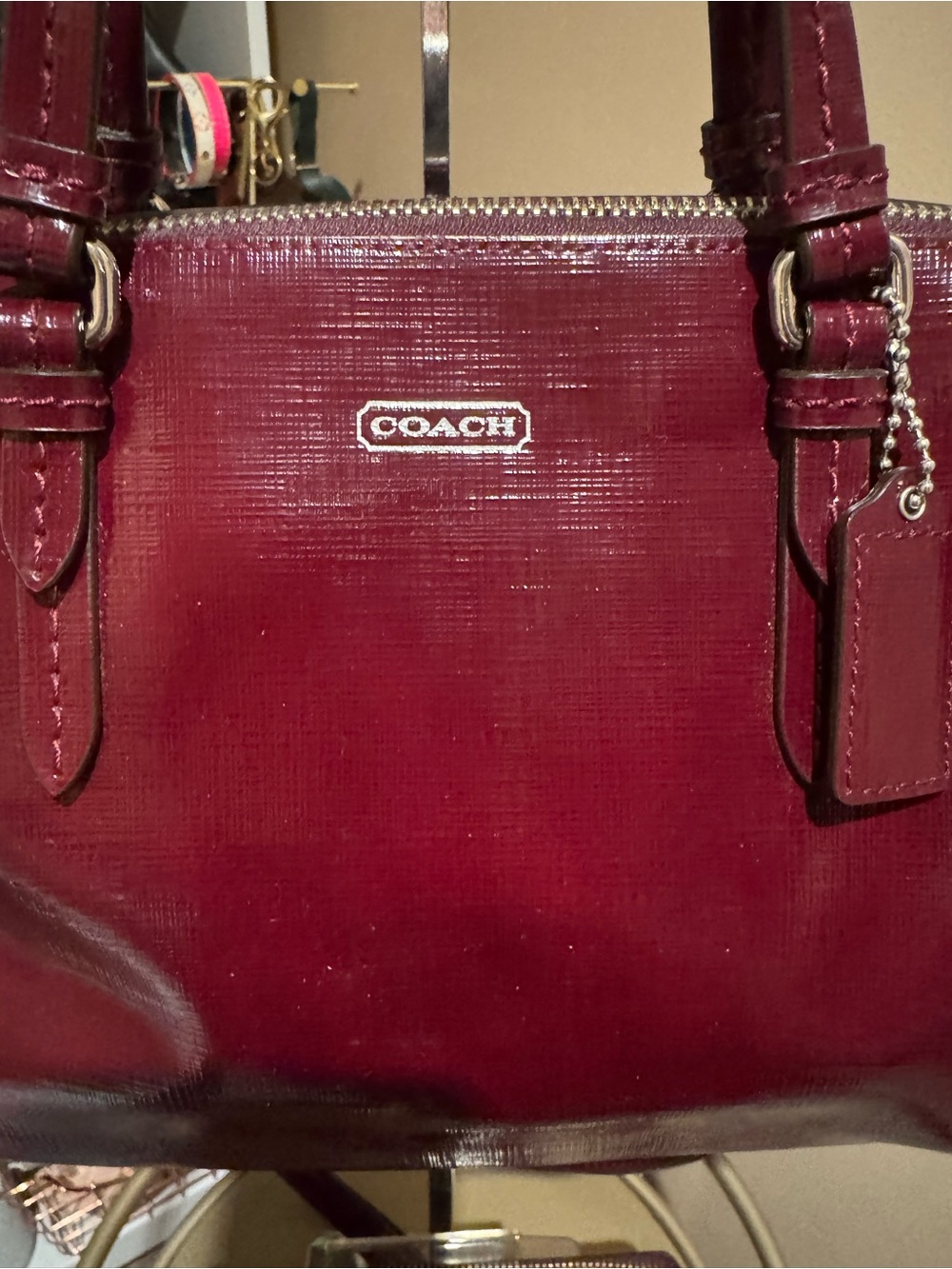 Coach Peyton Bennett Mini Satchel and Coach Darcy Accordion Zip Long Wallet - Picture 2 of 15